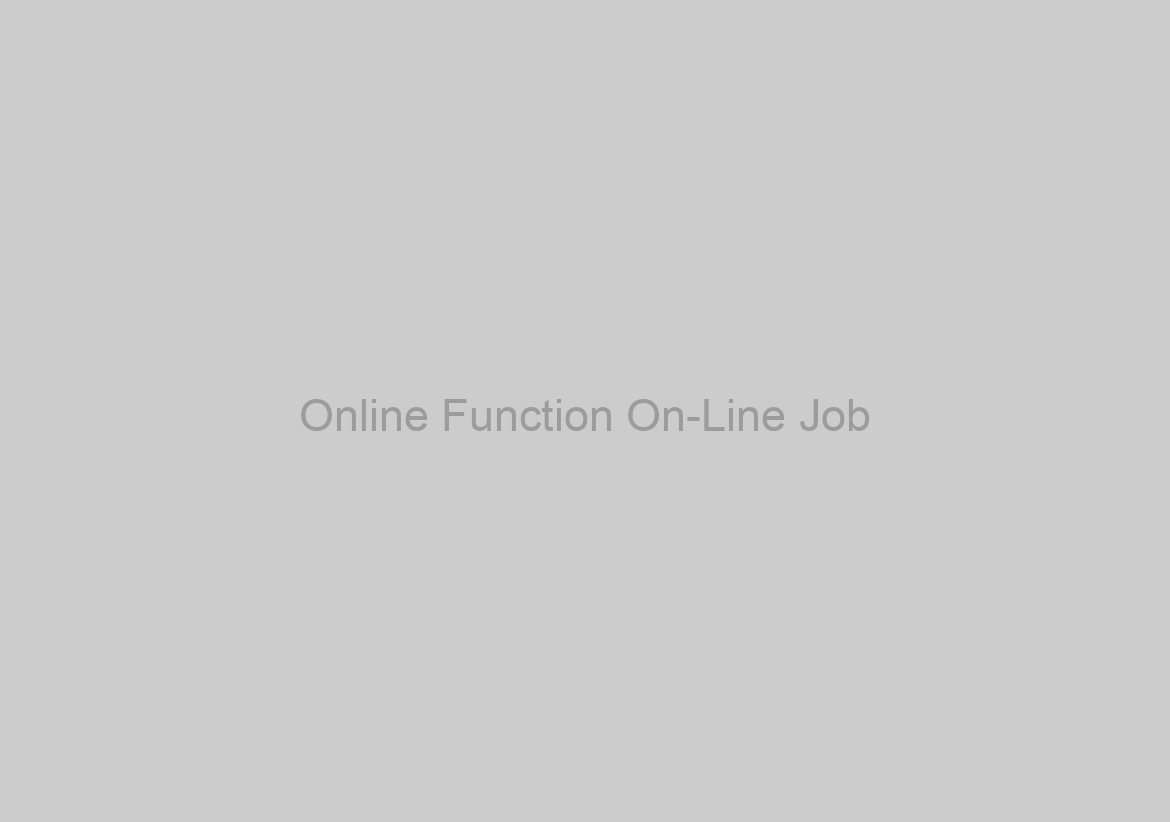 Online Function On-Line Job